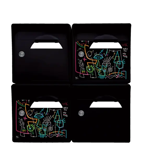 pack-de-4-boites-aux-lettres-murales-vache-de-pub-vanluc-x2-noir-intense-x2.webp
