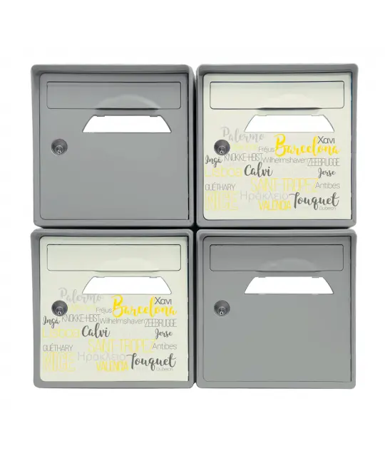pack-de-4-boites-aux-lettres-1-porte-2x-on-the-beach-2x-gris-souris.webp