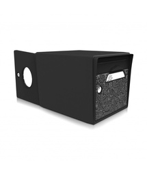 [SIDNR-SKNR] "The Black Maniac" [SKWAK] - Boîte aux lettres 2 portes noir intense