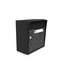 "The Black Maniac" [SKWAK] - Boîte aux lettres murale noir intense