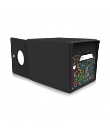 [SIDNR-VLNR] "Vache de pub" [VanLuc] - Boîte aux lettres 2 portes noir intense