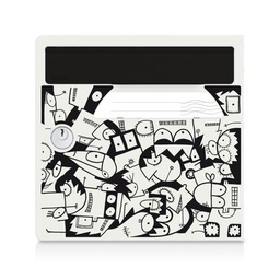 [SGP-CR001] La ville se réveille [Mél Bol] - Porte avant pour boite aux lettres Signée