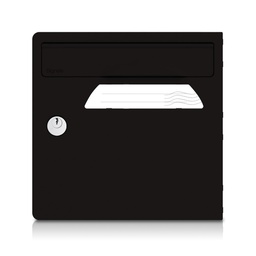 [SGP-NOIR] Noir intense - Porte avant pour boite aux lettres Signée