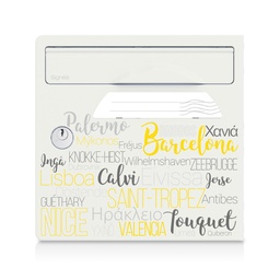 [SGP-OTB] On the beach - Porte avant pour boîte aux lettres Signée