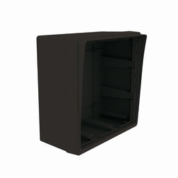 [SGC-NOIR] Structure de boite aux lettres murale (noir intense)