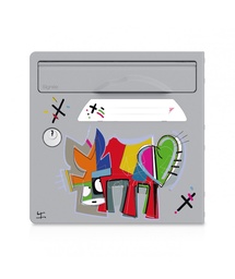 [SGP-VLGR] Vache de coeur [VanLuc] - Porte avant pour boite aux lettres Signée