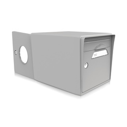 [SIDGR-GR] boite aux lettres 2 portes "Gris souris"
