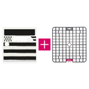 [SGP-BRE-TAP] Pack porte avant de boite aux lettres "Breizh" + tapis anti-humidité