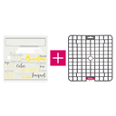 Pack porte avant de boîte aux lettres "On the beach" + tapis anti-humidité