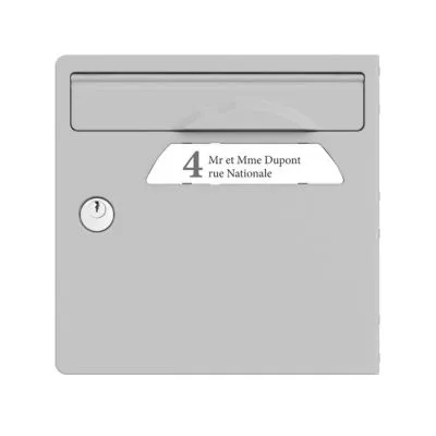 [SGP-GRIS] Gris souris - Porte avant pour boite aux lettres Signée