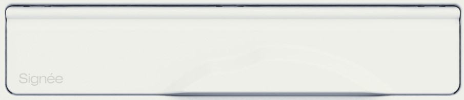 Volet blanc pour boite aux lettres Signée