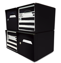 Pack de 4 boites aux lettres 1 porte - 2x "Breizh" - 2x "Noir intense"