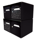 Pack de 4 boites aux lettres 1 porte - 2x "The Black Maniac" [SKWAK] - 2x "Noir intense"