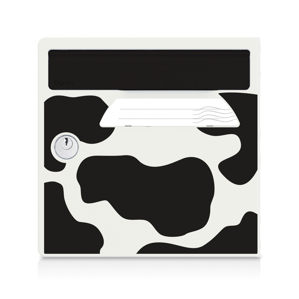 Vachement belle - Porte avant pour boite aux lettres Signée