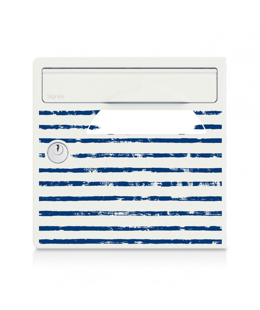 Bord de mer - Porte avant pour boite aux lettres Signée