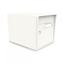 boite aux lettres 1 porte "Blanc ivoire"