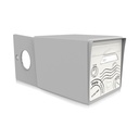 boite aux lettres 2 portes gris souris "Globe-trotter"