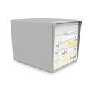 boite aux lettres 1 porte gris souris "On the beach"