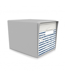 [SISGR-BDM] "Bord de mer" - Boîte aux lettres 1 porte gris souris