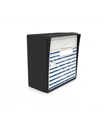 [SICNR-BDM] "Bord de mer" - Boîte aux lettres murale noir intense