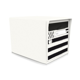 [SISBL-BRET] "Breizh" - Boîte aux lettres 1 porte blanc ivoire