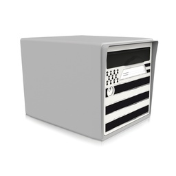 [SISGR-BRET] "Breizh" - Boîte aux lettres 1 porte gris souris