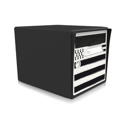 [SISNR-BRET] "Breizh" - Boîte aux lettres 1 porte noir intense