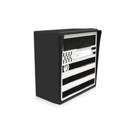 [SICNR-BRET] "Breizh" - Boîte aux lettres murale noir intense