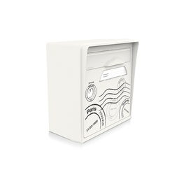 [SICBL-GT] "Globe-trotter" - Boîte aux lettres murale blanc ivoire