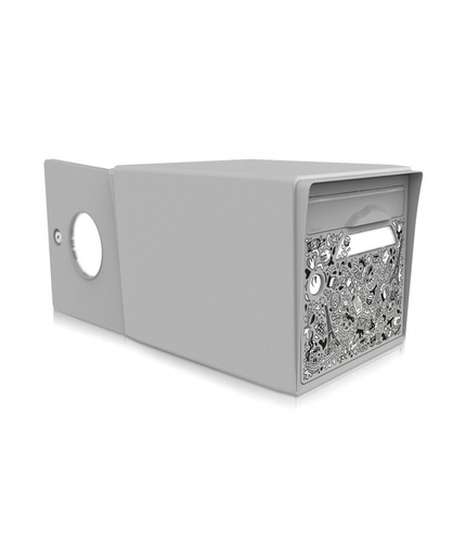 [SIDGR-SKGR] "The French Maniac" [SKWAK] - Boîte aux lettres 2 portes gris souris 